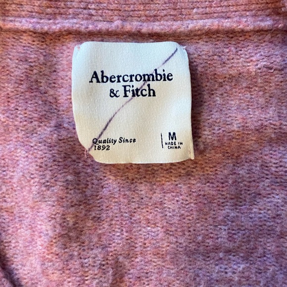 Abercrombie & Fitch Pink Cardigan Sweater - Picture 2 of 4